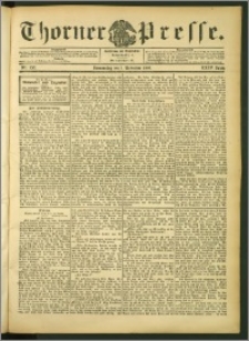 Thorner Presse 1906, Jg. XXIV, Nr. 256 + 1. Beilage, 2. Beilage