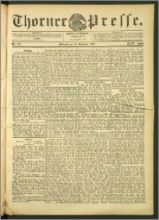 Thorner Presse 1906, Jg. XXIV, Nr. 273 + Beilage