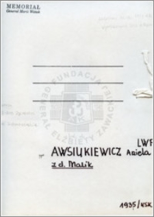 Awsiukiewicz Aniela