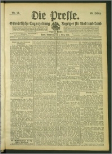 Die Presse 1908, Jg. 26, Nr. 55 Zweites Blatt