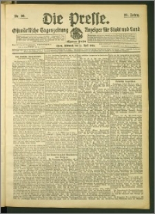 Die Presse 1908, Jg. 26, Nr. 90 Zweites Blatt