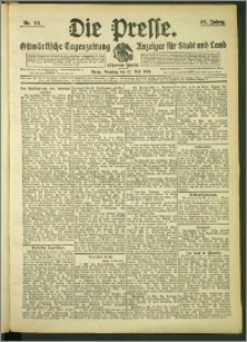 Die Presse 1908, Jg. 26, Nr. 111 Zweites Blatt, Drittes Blatt