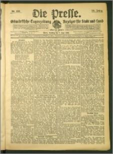 Die Presse 1908, Jg. 26, Nr. 133 Zweites Blatt, Drittes Blatt