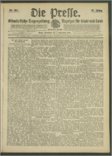 Die Presse 1908, Jg. 26, Nr. 209 Zweites Blatt