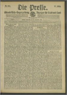 Die Presse 1908, Jg. 26, Nr. 225 Zweites Blatt, Drittes Blatt, Beilagenwerbung
