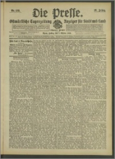 Die Presse 1908, Jg. 26, Nr. 232 Zweites Blatt, Drittes Blatt