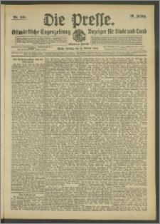 Die Presse 1908, Jg. 26, Nr. 240 Zweites Blatt, Drittes Blatt, Viertes Blatt