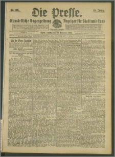 Die Presse 1908, Jg. 26, Nr. 281 Zweites Blatt, Drittes Blatt, Viertes Blatt