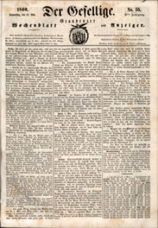 Der Gesellige : Graudenzer Wochenblatt und Anzeiger 1860.05.10 nr 55