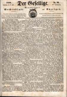Der Gesellige : Graudenzer Wochenblatt und Anzeiger 1860.07.26 nr 86