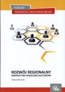 Rozwój regionalny - perspektywa społeczno-kulturowa