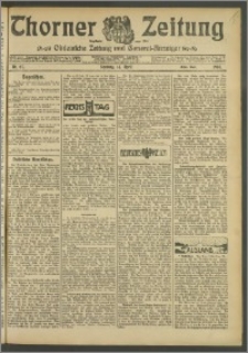 Thorner Zeitung 1907, Nr. 87 Erstes Blatt