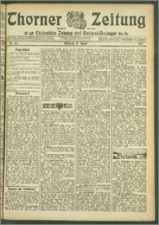 Thorner Zeitung 1907, Nr. 195