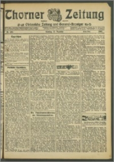 Thorner Zeitung 1907, Nr. 300 Erstes Blatt