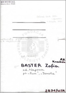 Baster Zofia