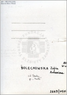 Bolechowska Zofia Antonina