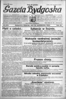 Gazeta Bydgoska 1925.10.22 R.4 nr 244