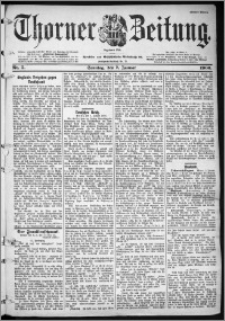 Thorner Zeitung 1900, Nr. 5 Erstes Blatt