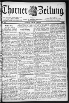 Thorner Zeitung 1900, Nr. 12 Erstes Blatt