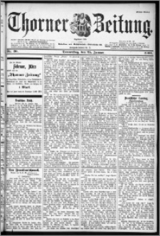 Thorner Zeitung 1900, Nr. 20 Erstes Blatt