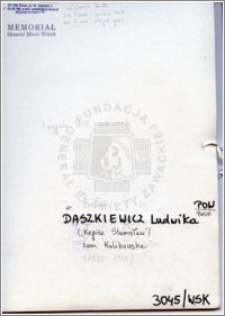 Daszkiewicz Ludwika