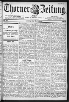 Thorner Zeitung 1900, Nr. 45 Erstes Blatt