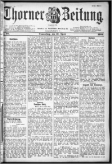 Thorner Zeitung 1900, Nr. 90 Erstes Blatt