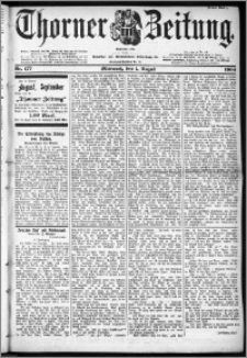 Thorner Zeitung 1900, Nr. 177 Erstes Blatt