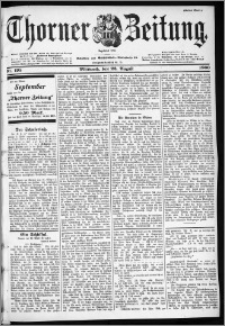 Thorner Zeitung 1900, Nr. 195 Erstes Blatt