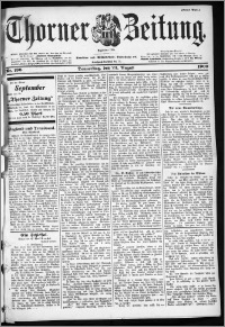 Thorner Zeitung 1900, Nr. 196 Erstes Blatt