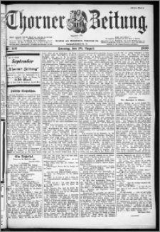 Thorner Zeitung 1900, Nr. 199 Erstes Blatt