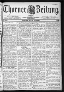 Thorner Zeitung 1900, Nr. 220 Erstes Blatt