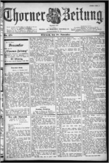 Thorner Zeitung 1900, Nr. 278 Erstes Blatt