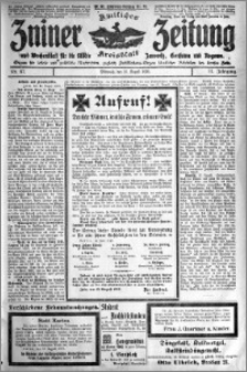 Zniner Zeitung 1918.08.21 R. 31 nr 67