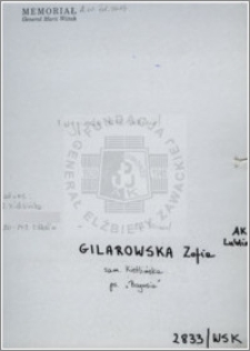 Gilarowska Zofia