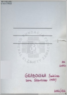 Grabowska Sabina