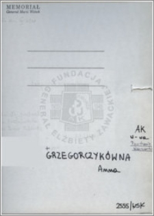 Grzegorczykówna Anna