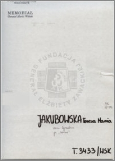 Jakubowska Teresa Maria