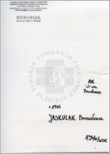 Jaskulak Bronisława
