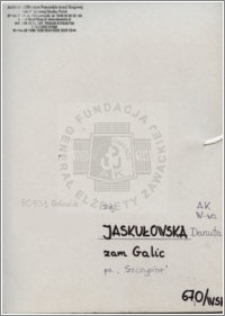 Jaskułowska Danuta