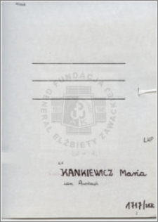 Kankiewicz Maria