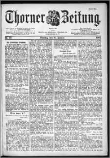 Thorner Zeitung 1901, Nr. 12 Erstes Blatt