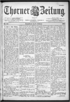 Thorner Zeitung 1901, Nr. 34 Erstes Blatt