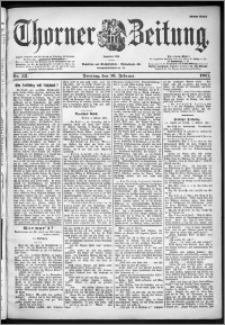 Thorner Zeitung 1901, Nr. 35 Erstes Blatt