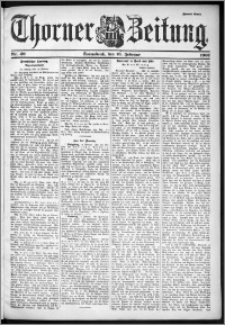 Thorner Zeitung 1901, Nr. 40 Zweites Blatt