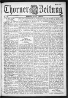 Thorner Zeitung 1901, Nr. 43 Zweites Blatt