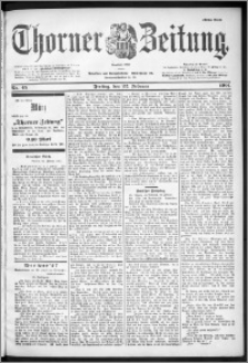 Thorner Zeitung 1901, Nr. 45 Erstes Blatt