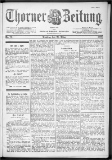 Thorner Zeitung 1901, Nr. 72 Erstes Blatt