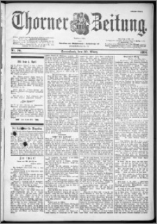 Thorner Zeitung 1901, Nr. 76 Erstes Blatt