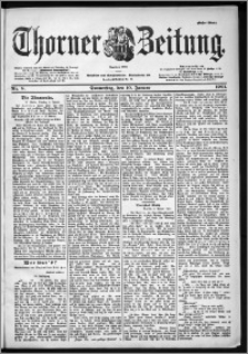 Thorner Zeitung 1901, Nr. 8 Erstes Blatt